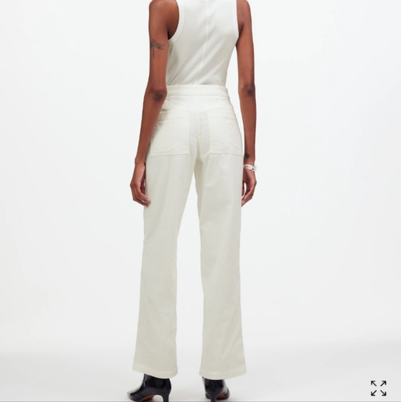 Madewell Corduroy Emmett Wide Leg Welt Pocket Pant - Picture 3 of 11